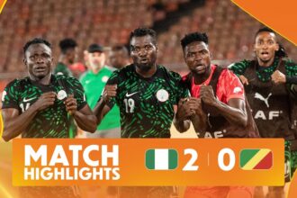 شاهد.. أهداف مباراة نيجيريا ضد الكونغو في كأس أمم أفريقيا للمحليين