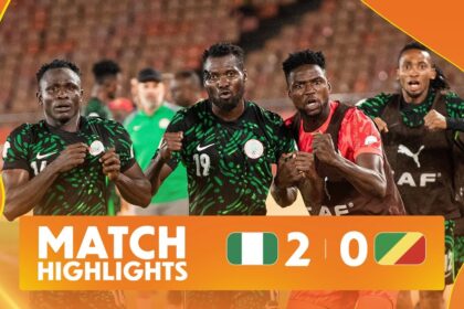 شاهد.. أهداف مباراة نيجيريا ضد الكونغو في كأس أمم أفريقيا للمحليين