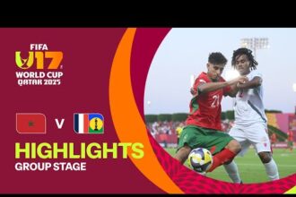 ملخص فوز المغرب على نيو كاليدونيا 16-0 (كأس العالم للناشئين)