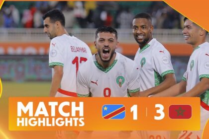 شاهد.. أهداف مباراة المنتخب المغربي ضد الكونغو الديمقراطية