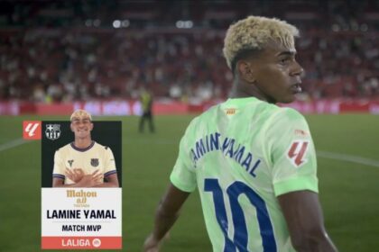 شاهد.. هدف لامين يامال الرائع أمام مايوركا في الدوري الإسباني