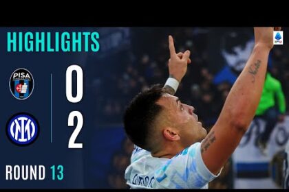 ملخص فوز إنتر على بيزا 2-0 (الدوري الإيطالي)