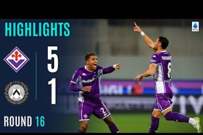 ملخص فوز فيورنتينا على أودينيزي 5-1 (الدوري الإيطالي)