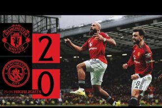 ملخص فوز مانشستر يونايتد على سيتي 2-0 (الدوري الإنجليزي)