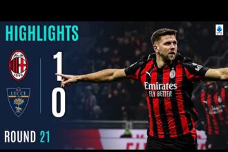 ملخص فوز ميلان على ليتشي 1-0 (الدوري الإيطالي)