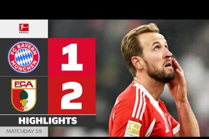 ملخص فوز أوجسبورج على بايرن ميونيخ 2-1 (الدوري الألماني)