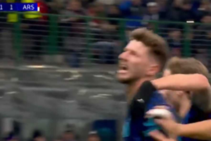 هدف إنتر الأول في أرسنال - سوتسيتش (دوري أبطال أوروبا)