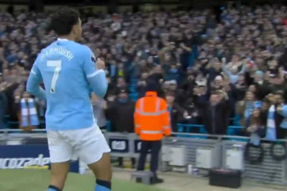 هدف مانشستر سيتي الأول في ولفرهامتون - عمر مرموش (الدوري الإنجليزي)