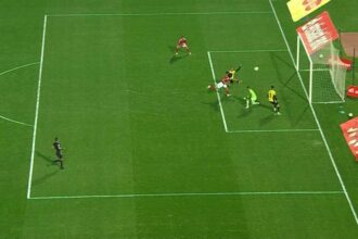 هدف الأهلي الثالث في دجلة - مروان عثمان (الدوري المصري)