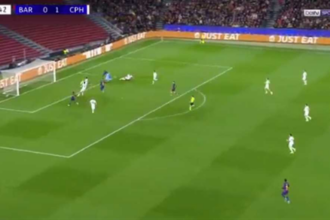 هدف برشلونة الأول ضد كوبنهاجن - روبرت ليفاندوفسكي (دوري أبطال أوروبا)