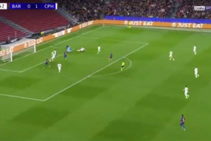 هدف برشلونة الأول ضد كوبنهاجن - روبرت ليفاندوفسكي (دوري أبطال أوروبا)
