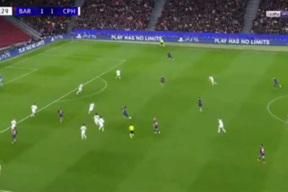 هدف برشلونة الثاني ضد كوبنهاجن - لامين يامال (دوري أبطال أوروبا)