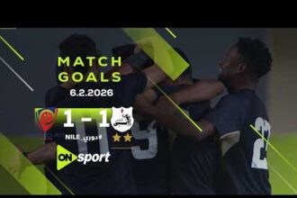 هدفا تعادل بتروجت مع إنبي 1-1 (الدوري المصري)