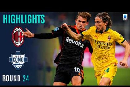 ملخص تعادل ميلان مع كومو 1-1 (الدوري الإيطالي)