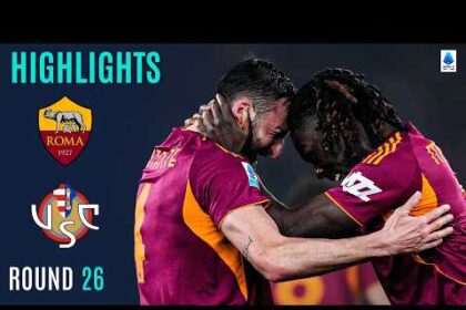 ملخص فوز روما على كريمونيزي 3-0 (الدوري الإيطالي)