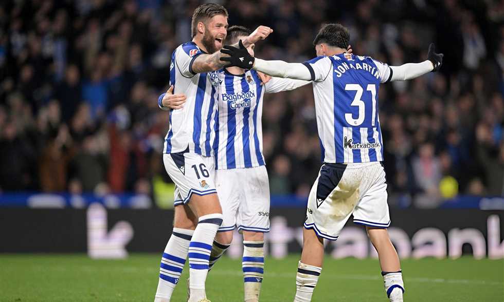 كأس ملك إسبانيا - سوسيداد ينتصر ذهابا أمام بلباو وينتظر الحسم في العودة