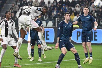 يوفنتوس يفلت من الخسارة أمام لاتسيو ويتعادل في +90