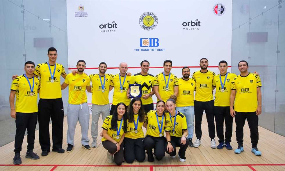 اسكواش - وادي دجلة يتوج بدوري الرجال والسيدات بالعلامة الكاملة