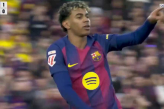 هدف برشلونة الثاني في ريال مايوركا - لامين يامال (الدوري الإسباني)