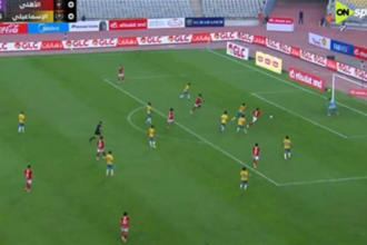 هدف الأهلي الأول ضد الإسماعيلي - محمد بن رمضان (الدوري المصري)