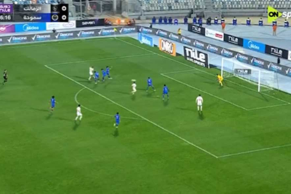هدف الزمالك الأول ضد سموحة - ناصر منسي (الدوري المصري)