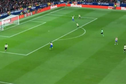 الهدف الأول لأتلتيكو مدريد ضد برشلونة - إريك جارسيا 