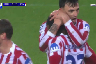 هدف أتلتيكو مدريد الثاني أمام كلوب بروج - هدف لوكمان في دوري أبطال أوروبا