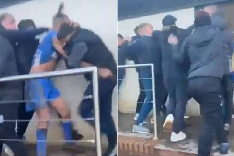 اشتباكات بين لاعب وجماهير بعد مباراة بإنجلترا تشعل مواقع التواصل