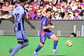 كانسيلو يخطف الأضواء في ظهوره الأساسي مع برشلونة