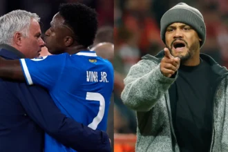 كومباني يهاجم مورينيو بعد واقعة فينيسيوس وبريستياني