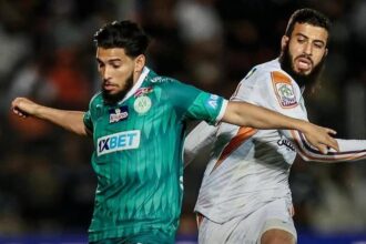 التشكيلة الرسمية لمباراة نهضة بركان والرجاء الرياضي البطولة الاحترافية