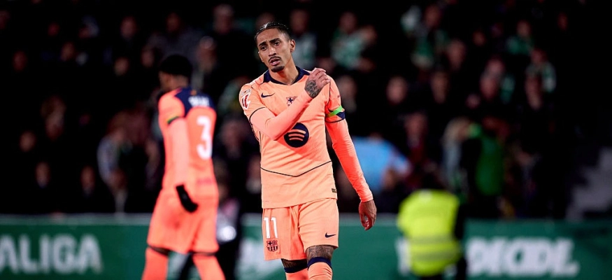 رافينيا يثير الشكوك داخل برشلونة قبل مواجهة ألباسيتي