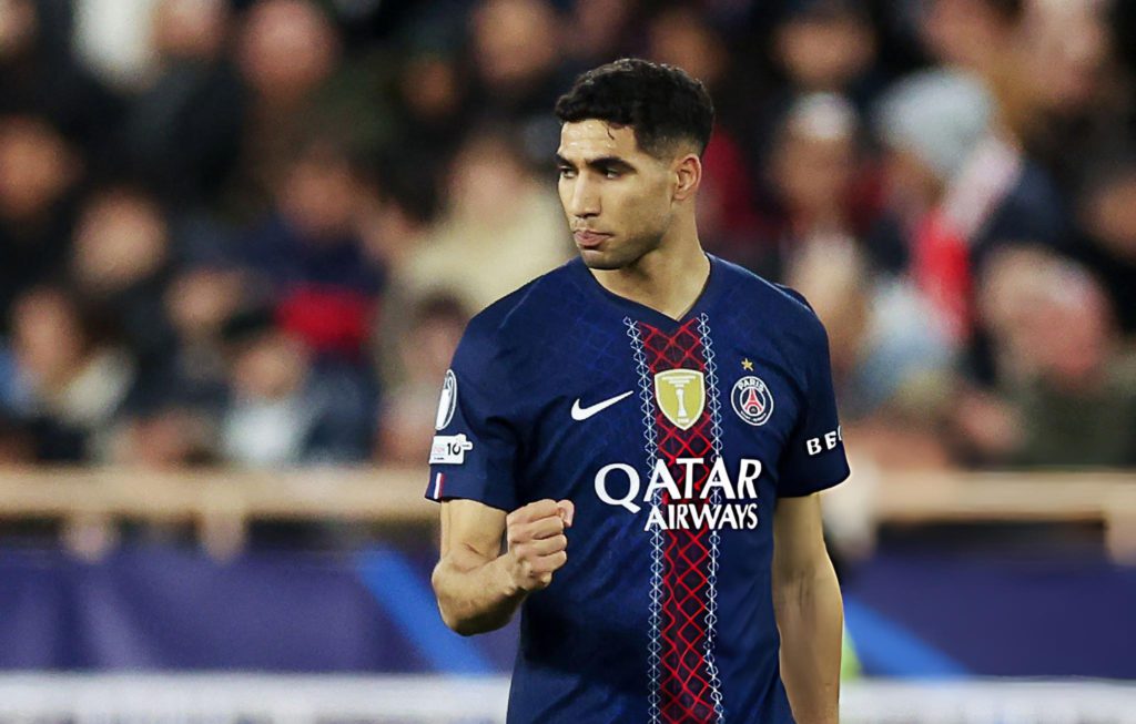 دوري الأبطال.. حكيمي يساهم في قيادة باريس سان جيرمان للفوز أمام موناكو