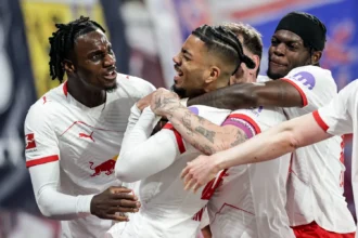 لايبزغ يدك شباك هوفنهايم بخماسية ويعزز حظوظه الأوروبية