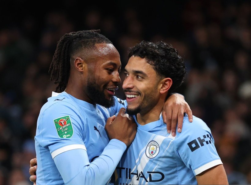 مرموش يسجل ثنائية ويقود مانشستر سيتي للتأهل في كأس الاتحاد الإنجليزي