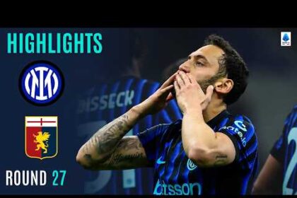 هدفا فوز إنتر على جنوى 2-0 (الدوري الإيطالي)