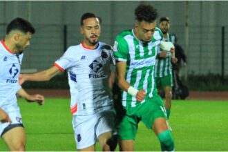 التعادل يحسم مباراة أولمبيك آسفي وأولمبيك الدشيرة في البطولة الإحترافية