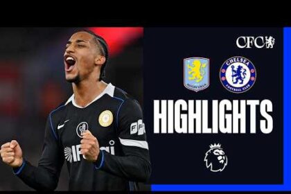 ملخص فوز تشيلسي على أستون فيلا 4-1 (الدوري الإنجليزي)