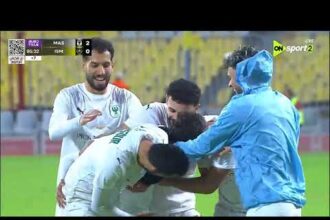 هدفا فوز المصري على الإسماعيلي 2-0 (الدوري المصري)