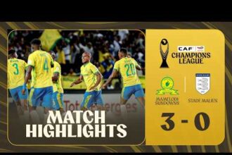 ملخص فوز صنداونز على استاد مالي 3-0 (دوري أبطال إفريقيا)