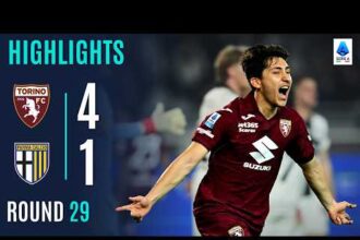 ملخص فوز تورينو على بارما 4-1 (الدوري الإيطالي)