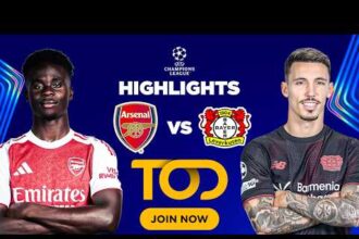 ملخص فوز أرسنال على ليفركوزن 2-0 (دوري أبطال أوروبا)