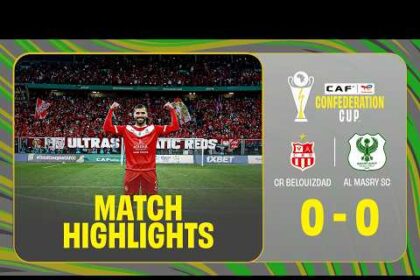 ملخص تعادل المصري مع شباب بلوزداد 0-0 (الكونفدرالية)