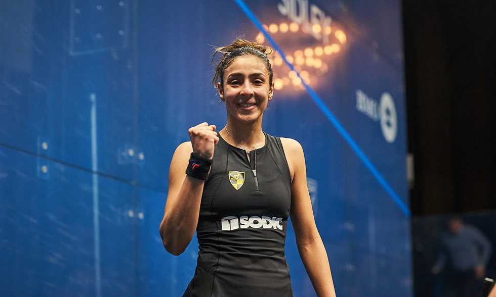 اسكواش - مستمرة في صدارة التصنيف.. هانيا الحمامي تتوج بلقب أوبتاسيا