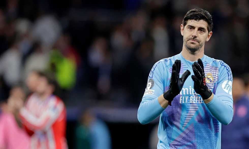 يغيب عن مواجهتي بايرن ميونيخ.. ريال مدريد يعلن تفاصيل إصابة كورتوا
