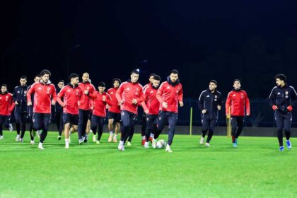 مران الأهلي - محاضرة فنية وتدريبات منفردة للحراس قبل لقاء الترجي