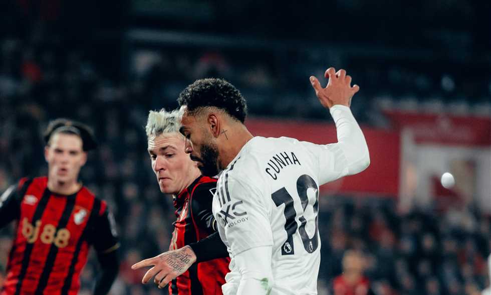 بورنموث يجبر مانشستر يونايتد على التعادل في إثارة الشوط الثاني