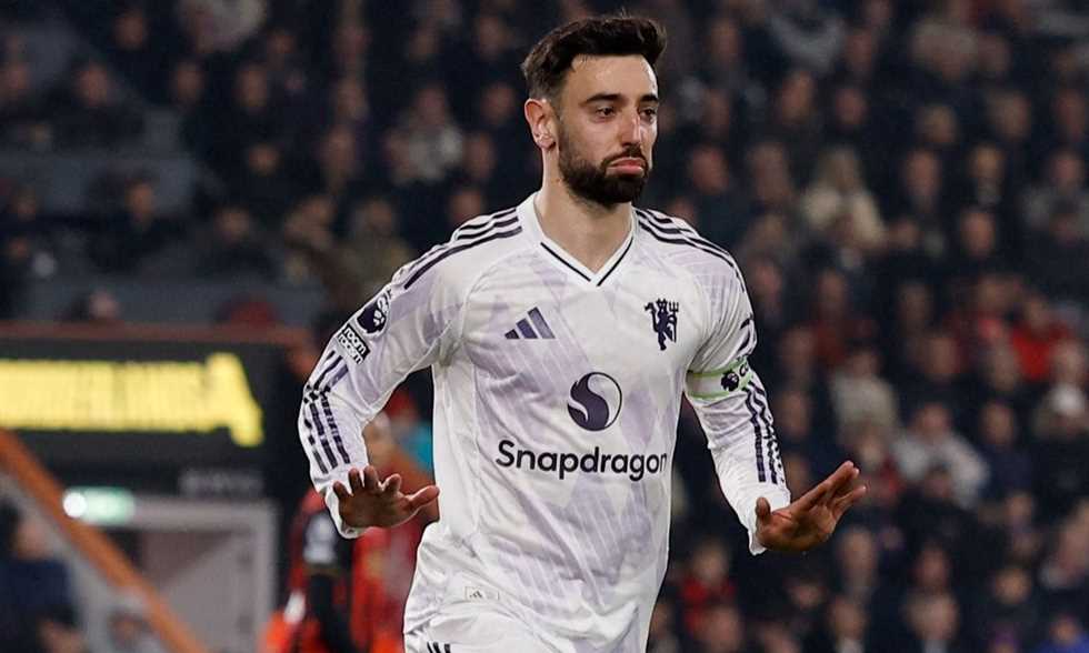 برونو فيرنانديز: قدمنا ما يكفي لحصد الـ 3 نقاط ضد بورنموث ولكن