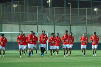 مران منتخب مصر - انتظام هيثم حسن ولاعبي الزمالك استعدادا لمواجهة السعودية وإسبانيا