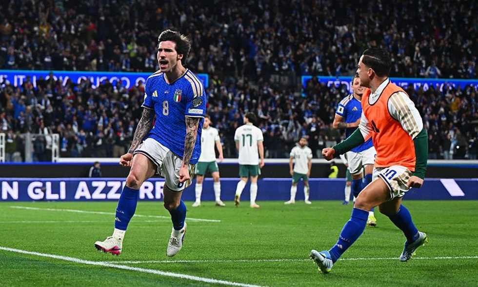 انتهت ملحق كأس العالم - إيطاليا (2)-(0) أيرلندا الشمالية.. الأتزوري إلى النهائي